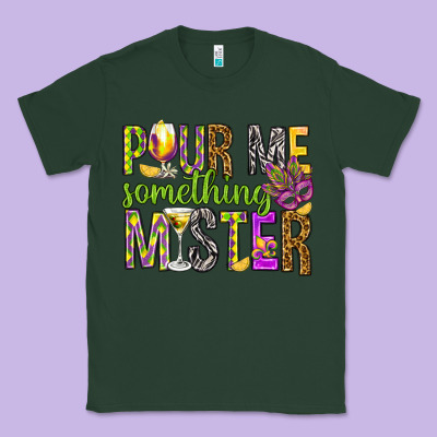 Pour Me Something Mister Marri Gras Classic Tee Designed By Howdyjamesfarm