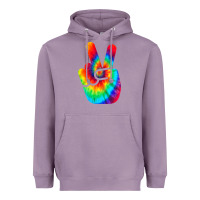 Lavender cool peace hand tie dye t shirt for boys and girls Heavyweight Hoodie - artisFamous