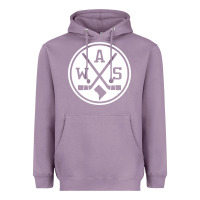 Lavender retro washington dc hockey Heavyweight Hoodie - artisFamous