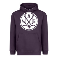 Plum retro washington dc hockey Heavyweight Hoodie - artisFamous