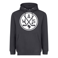 Smoke retro washington dc hockey Heavyweight Hoodie - artisFamous