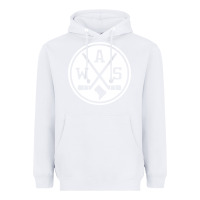 White retro washington dc hockey Heavyweight Hoodie - artisFamous