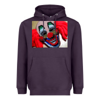 Plum embroidered clown Heavyweight Hoodie - artisFamous