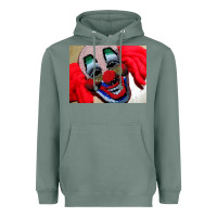 Sage embroidered clown Heavyweight Hoodie - artisFamous