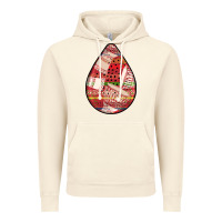 Vintage Artic african fabric pattern teardrop earrings 3 Vintage Hoodie - BundleAndBundleShop