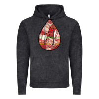 Vintage Black african fabric pattern teardrop earrings 3 Vintage Hoodie - BundleAndBundleShop