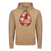Vintage Coffee african fabric pattern teardrop earrings 3 Vintage Hoodie - BundleAndBundleShop