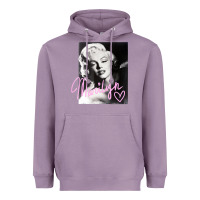 Lavender monroe black and white pink handwriting t shirt Heavyweight Hoodie - artisFamous