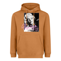 Meerkat monroe black and white pink handwriting t shirt Heavyweight Hoodie - artisFamous