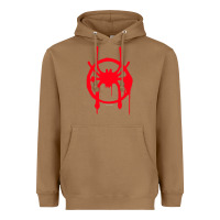 Toasted Coconut spiderverse miles symbol tag t shirt Heavyweight Hoodie - artisFamous