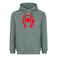 Sage spiderverse miles symbol tag t shirt Heavyweight Hoodie - artisFamous