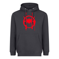 Smoke spiderverse miles symbol tag t shirt Heavyweight Hoodie - artisFamous