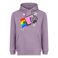 Lavender nyan cat t shirt Heavyweight Hoodie - artisFamous