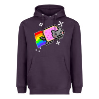 Plum nyan cat t shirt Heavyweight Hoodie - artisFamous