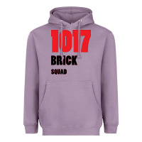 Lavender 1017 Brick Squad Black Red Heavyweight Hoodie - artisFamous