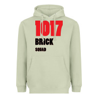 Matcha 1017 Brick Squad Black Red Heavyweight Hoodie - artisFamous