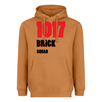 Meerkat 1017 Brick Squad Black Red Heavyweight Hoodie - artisFamous