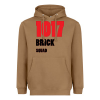 Toasted Coconut 1017 Brick Squad Black Red Heavyweight Hoodie - artisFamous