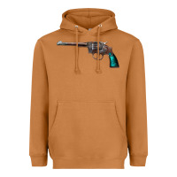 Meerkat Revolver Handgun Heavyweight Hoodie - artisFamous
