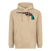 Mushroom Revolver Handgun Heavyweight Hoodie - artisFamous