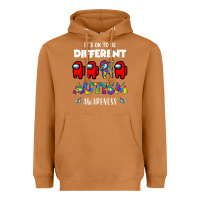 Meerkat a.mong us it's o.kay to be different autism awareness t shirt Heavyweight Hoodie - artisFamous