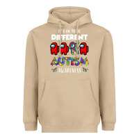 Mushroom a.mong us it's o.kay to be different autism awareness t shirt Heavyweight Hoodie - artisFamous