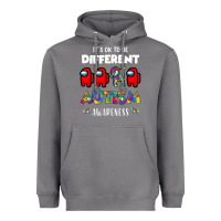 Storm a.mong us it's o.kay to be different autism awareness t shirt Heavyweight Hoodie - artisFamous