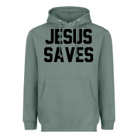 Sage jesus saves christian faith trust in god lord christ Heavyweight Hoodie - artisFamous