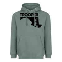 Sage maryland state trooper Heavyweight Hoodie - artisFamous