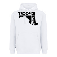 White maryland state trooper Heavyweight Hoodie - artisFamous