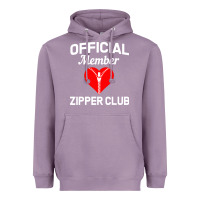 Lavender open heart surgery zipper club bypass get well recovery gift Heavyweight Hoodie - artisFamous