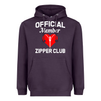 Plum open heart surgery zipper club bypass get well recovery gift Heavyweight Hoodie - artisFamous