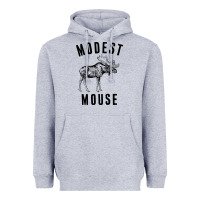 Heather Grey modest mouse Heavyweight Hoodie - artisFamous