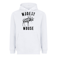 White modest mouse Heavyweight Hoodie - artisFamous