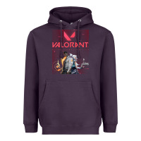 Plum valorant gaming design Heavyweight Hoodie - artisFamous