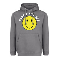 Storm retro   have a nice day   smile happy face Heavyweight Hoodie - artisFamous
