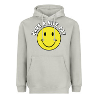 Moon Dust retro   have a nice day   smile happy face Heavyweight Hoodie - artisFamous