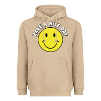 Mushroom retro   have a nice day   smile happy face Heavyweight Hoodie - artisFamous