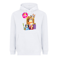 Bluey Mom Dad Funny Queen For Family Lover T Shirt Heavyweight Hoodie | Teevron