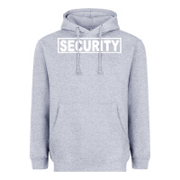 Heather Grey security Heavyweight Hoodie - artisFamous