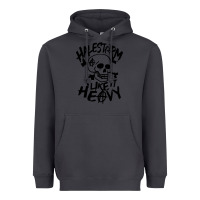 Smoke Skull I like It Heovy Halestorm Heavyweight Hoodie - artisFamous