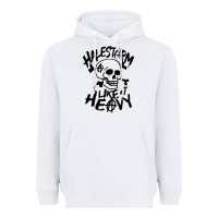 White Skull I like It Heovy Halestorm Heavyweight Hoodie - artisFamous