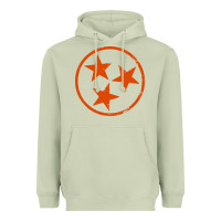 Matcha tennessee flag vintage grunge distressed graphic Heavyweight Hoodie - artisFamous