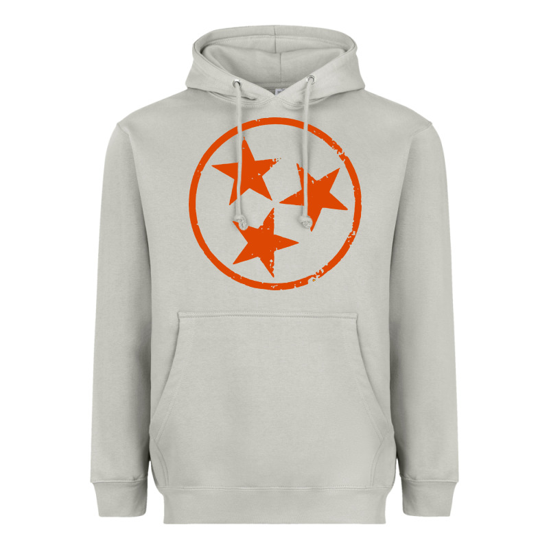 Tennessee Flag Vintage Grunge Distressed Graphic Heavyweight Hoodie by artisFamous | Teevron
