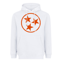 White tennessee flag vintage grunge distressed graphic Heavyweight Hoodie - artisFamous