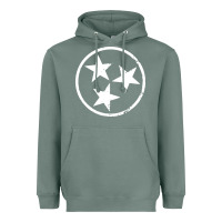 Sage tennessee flag vintage grunge distressed graphic Heavyweight Hoodie - artisFamous