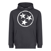 Tennessee Flag Vintage Grunge Distressed Graphic Heavyweight Hoodie | Teevron