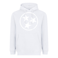 White tennessee flag vintage grunge distressed graphic Heavyweight Hoodie - artisFamous