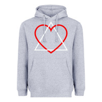 Heather Grey the adoption symbol Heavyweight Hoodie - artisFamous