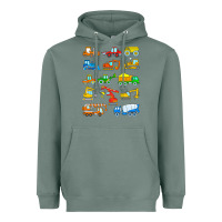 Sage construction excavator shirt for boys girls men and women t shirt Heavyweight Hoodie - artisFamous